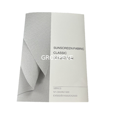 Tela da proteção solar da fibra de vidro da abertura de Gray Color 5% para cortinas de rolo exteriores