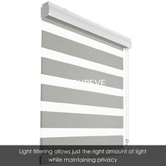 A claraboia protege cortinas completas do poliéster da zebra das cortinas da elegância para Windows