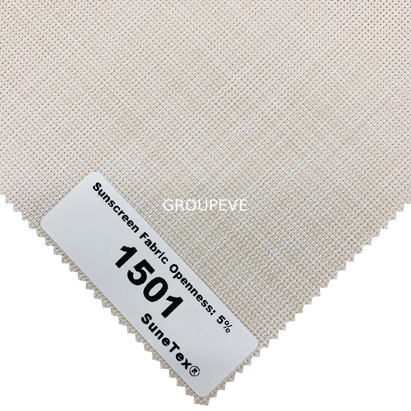 Outdoor 5% Openness Sunscreen Roller Blinds Fabric 29% Polyester 71% PVC