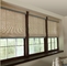 Corda do grânulo do OEM Roman Blinds Fabric Waterproof Office Roman Blinds Roller Shade With