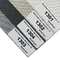 Proteção solar retardadora impermeável Mesh Fabric Transparent Drapery
