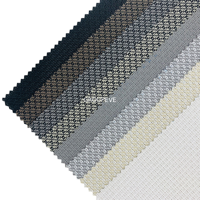 comprar As cortinas e a cortina feitas sob encomenda da textura da tela da proteção solar cegam o fabricante dos fornecedores Fabricação em linha