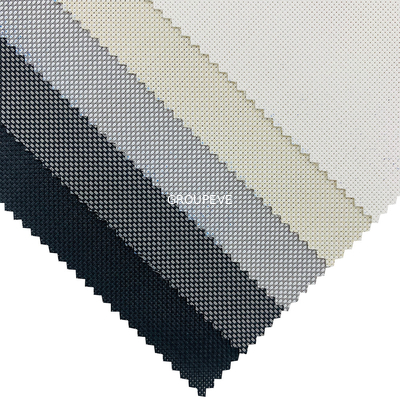 comprar GV das cortinas de rolo 2m da cortina da tela da proteção solar do poliéster 410gsm 2.5m 3m Fabricação em linha