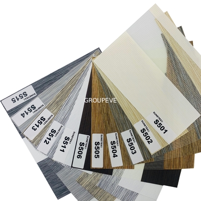 comprar o   de madeira da zebra do poliéster da cor de 50m cega o   da tela do   para a zebra que da dupla camada o   cega o   Fabricação em linha