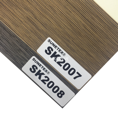 comprar Máscaras 100% automáticas das cortinas de rolo do desconto do poliéster do escurecimento dia e noite para a decoração da casa Fabricação em linha