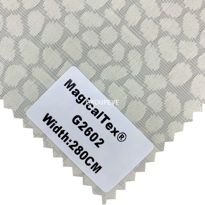 O jacquard de Greenguard cega o revestimento branco da espuma da tela do rolo do poliéster