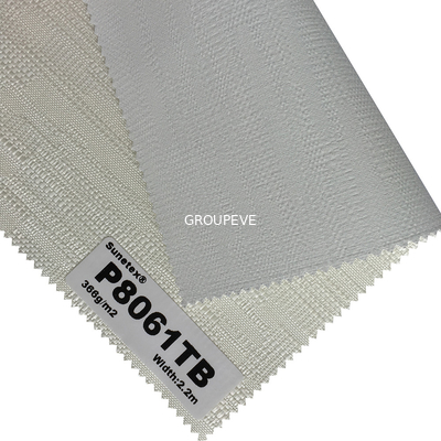 comprar Telas 100% cegas bege brancas do rolo do poliéster para Windows 355g Fabricação em linha
