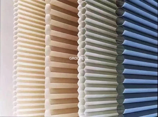 comprar O favo de mel 100% horizontal do poliéster cega a anti poluição elétrica da tela livre Fabricação em linha