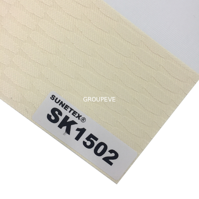 comprar Tela 100% horizontal das cortinas de rolo da zebra do Semi-escurecimento da noite do dia do poliéster para a casa Fabricação em linha