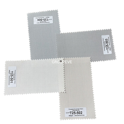 comprar Tela preta resistente ao calor da fibra de vidro da proteção solar da fibra de vidro do PVC 40% de 60% Fabricação em linha