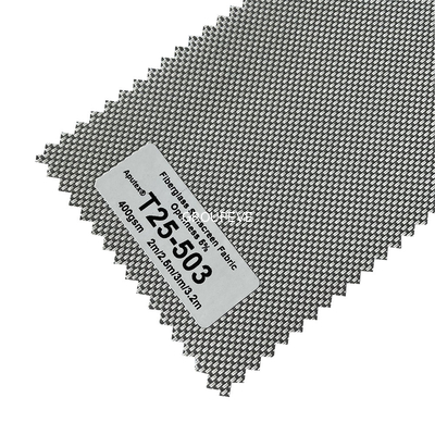 comprar sarja da tela da proteção solar da fibra de vidro de 0.75mm Polyeste que tece 2x2 Fabricação em linha