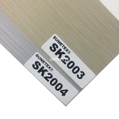 comprar O material de cortina da zebra de Sunetex motorizou a tela 50*75mm das cortinas Fabricação em linha