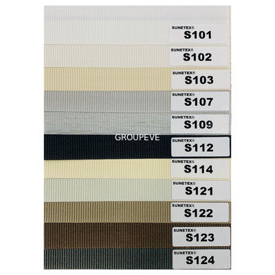 comprar semi tela ISO105B02 das cortinas da zebra das cortinas de rolo do escurecimento 120g/M2 Fabricação em linha