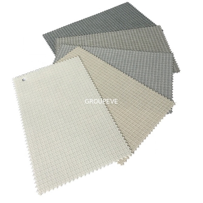 comprar Grade 8 Venda por atacado 29% Poliéster 71% PVC Protetor solar Roller Blinds Curtain Blackout Fabric Fabricação em linha