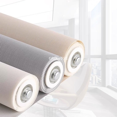 comprar Tela cega lisa do rolo do escurecimento do poliéster da tela das cortinas de janela da tela da proteção solar da qualidade Fabricação em linha