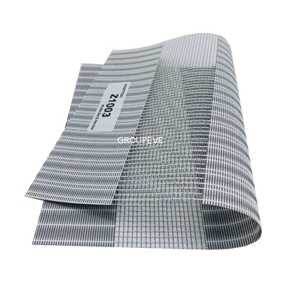 comprar De 31% do poliéster 69% do PVC da zebra de rolo das cortinas da proteção solar da tela escurecimento solar semi Fabricação em linha
