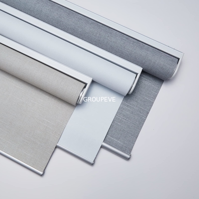 comprar Máscaras 100% sem corda do rolo da tela das cortinas de rolo do escurecimento do poliéster para Windows Fabricação em linha