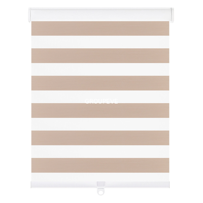 comprar 100% de poliéster horizontal Jacquard Blackout Zebra Blinds Cortinas de tecido para sombras de rolos Fabricação em linha
