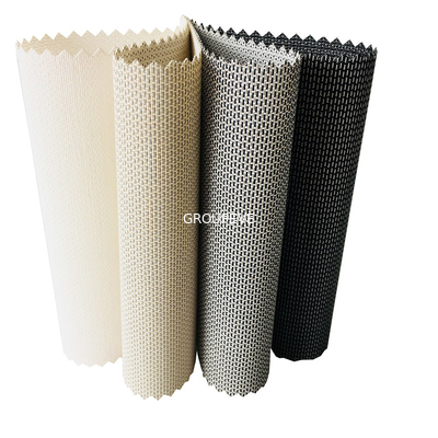 comprar O PVC da tela da proteção solar do poliéster de Cortinas Y Persianas da abertura de 3% rola acima cortinas Fabricação em linha