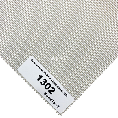 Telas à prova de fogo das cortinas de rolo da máscara de Sun da abertura de 3% para a decoração da janela