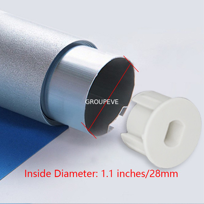comprar Silêncio e suave 38mm Alumínio Roller Blind Tube Blinds Acessórios Fabricação em linha