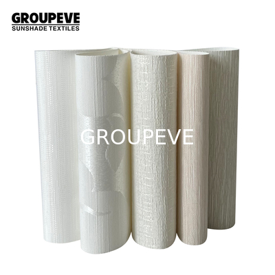 Semi tratamento 100% de Roman Shades Fabrics For Window do poliéster do escurecimento