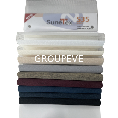 comprar Cortinas dos obturadores da tela do escurecimento da zebra da tela do poliéster de Textil Fabricação em linha