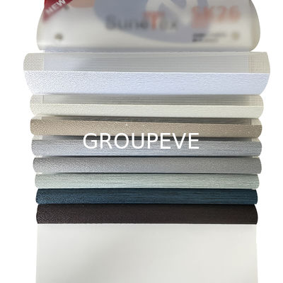 Zebra blackout duplo em casa top rolos e revestimentos de janelas de tecido sombras com depósito de tecido puro