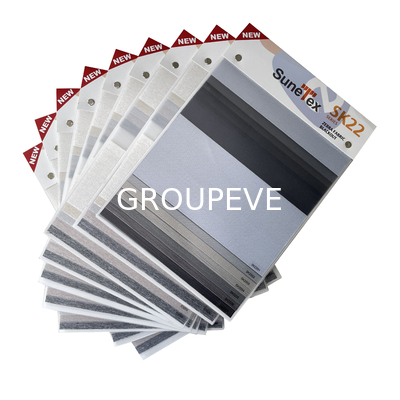comprar 8 Grau 100% Poliéster Silk Soft Blackout Blinds Sombras Zebra Blinds Tecido Fabricação em linha