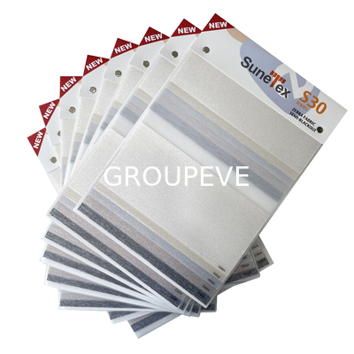 comprar A zebra dobro cega da cortina da janela cega o poliéster 100% da tela Fabricação em linha
