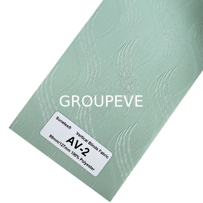 50% Rate Translucent Vertical Blinds Fabric de proteção para o tratamento de janela