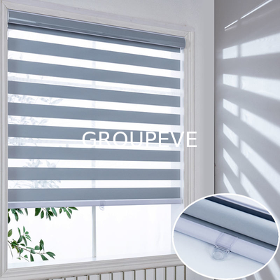 comprar A zebra dobro Combi do poliéster da visão cega a tela do escurecimento para a tela solar Fabricação em linha