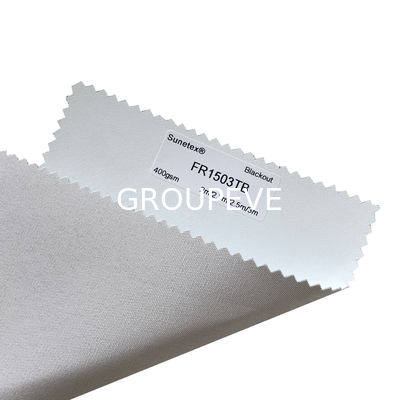 comprar Largura de 3 m Tecido de poliéster em rolos de escurecimento 100% branco revestido para decoração de janelas Fabricação em linha