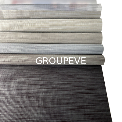 comprar Alta Qualidade 3M Largura 100% Blackout Poliéster Dia e Noite Rolo para cima persianas Tecidos para atacado Fabricação em linha
