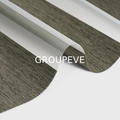 Tecidos de alta qualidade de 3m de largura translúcidos Duo Roller Up Blinds para decoração doméstica