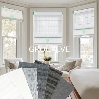 comprar Do poliéster do escurecimento cortinas 100% de rolo Roman Fabric For Window Treatment Fabricação em linha
