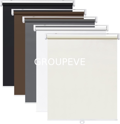 comprar 160g/M2 100% Poliéster Roller Blinds Blackout Polyester Tecido Anti-UV Fabricação em linha