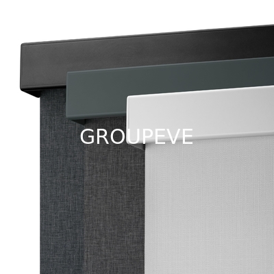 comprar Padrão simples Branco revestido 100% Poliéster 2,8m Largura Blackout Light Roller Blinds Tecidos Para Janela Fabricação em linha