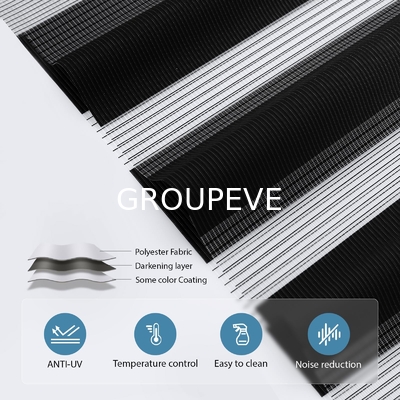 comprar Moderno de fibra de poliéster Material de dia e noite Janela Zebra Blinds Tecido Fabricação em linha