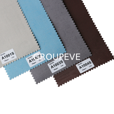 comprar Novo Design 100% Poliéster 3M Largura Cor Plain Branco Revestido Blindes de Roller Blackout Tecidos Para Janela Fabricação em linha