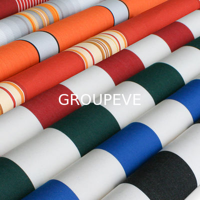 Tecido acrílico 100% tingido em solução, à prova d'água, retardante de chamas para toldos e tendas externas