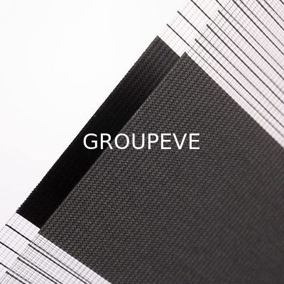 Novas e mais recentes persianas rolô blackout coloridas lisas, tecidos para persianas Zebra