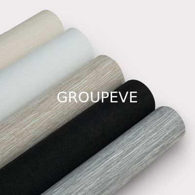 comprar 360GSM 2.5M/3M Width Horizontal Polyester Roller Blinds Fabric for French Window Fabricação em linha