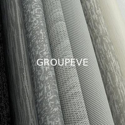 comprar High Draping 380GSM 3M Width Jacquard Sunshade Blackout Roller Blinds Fabric for Home and Office Fabricação em linha