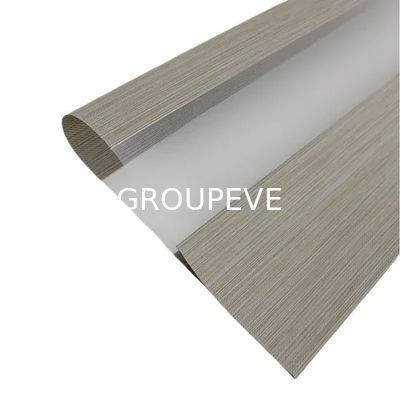 comprar Customized 425GSM Zebra Blinds Fabric for French Window with Blackout and Anti-UV Features Fabricação em linha