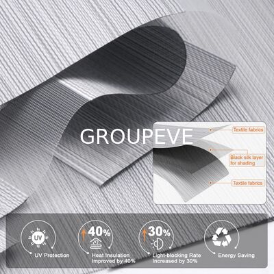 comprar Luxury Jacquard Weave 100% Blackout Zebra Roller Blinds Janela personalizável Zebra Tons Tecido Fabricação em linha