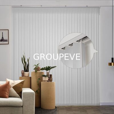 comprar Tecido de persianas verticais de poliéster 100% para janelas francesas com característica de semi-escurecimento Fabricação em linha