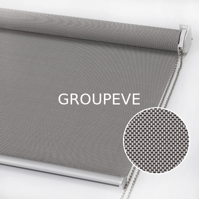 Bom preço. 470 Gsm Abertura 5% Fibra de vidro Proteção solar Tecidos bloqueador solar persianas exteriores on-line