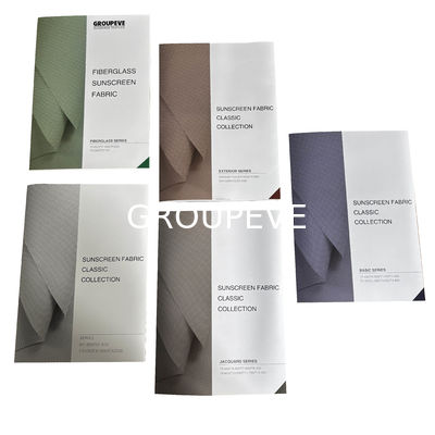 Bom preço. Telas de rolos e persianas personalizáveis resistentes aos raios UV e à ignição para aplicações de bloqueio e isolamento on-line