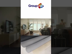 A tela 100% exterior do poliéster para cortinas protege a tela das cortinas de rolo do escurecimento